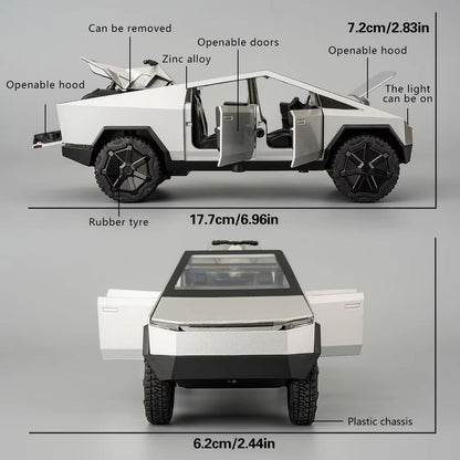 Pickup Truck Toy Car 1 is to 32 Scale Die Cast Model with Lights Sound Pull Back