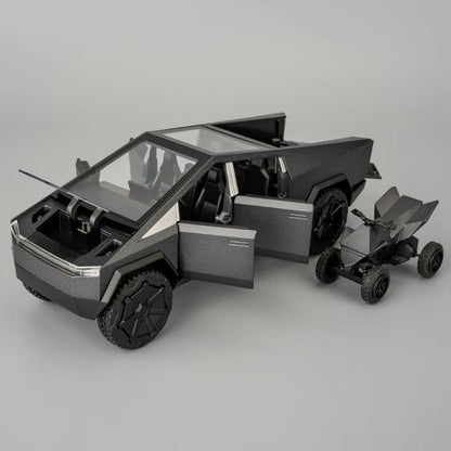 Pickup Truck Toy Car 1 is to 32 Scale Die Cast Model with Lights Sound Pull Back