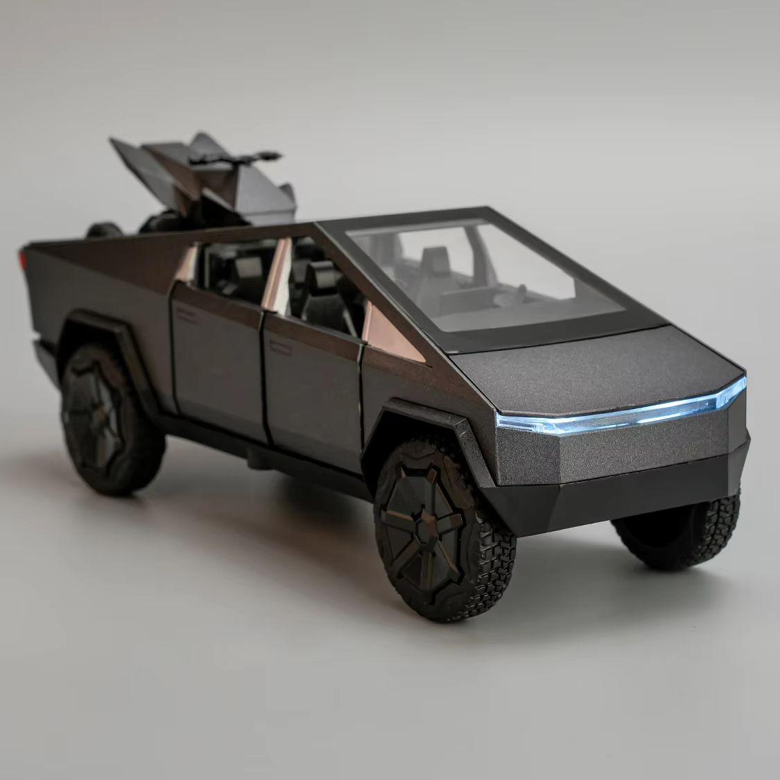 Pickup Truck Toy Car 1 is to 32 Scale Die Cast Model with Lights Sound Pull Back