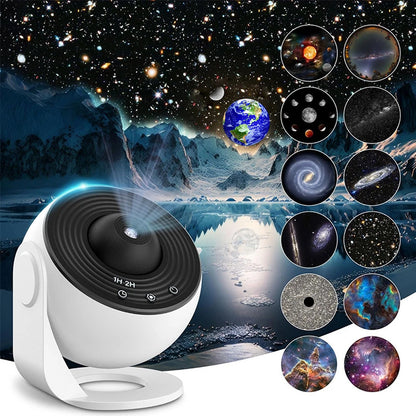 Magic Sky Galaxy Projector, 360 Rotate Starry Night Light, Planetarium Lamp for Kids Bedroom, Valentines Day Gift