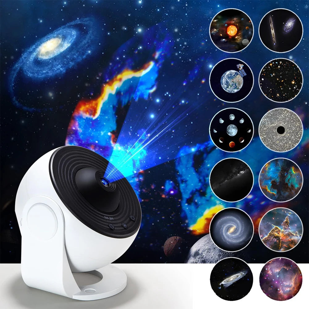 Magic Sky Galaxy Projector, 360 Rotate Starry Night Light, Planetarium Lamp for Kids Bedroom, Valentines Day Gift