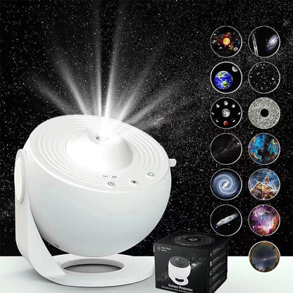 Magic Sky Galaxy Projector, 360 Rotate Starry Night Light, Planetarium Lamp for Kids Bedroom, Valentines Day Gift