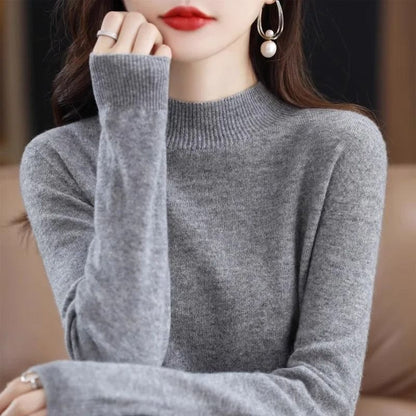 Womens Autumn Winter Knit Sweater Long Sleeve Pullover