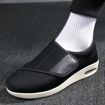 Men Orthopedic Wide Fit Walking Shoes for Swollen Feet and Diabetic Comfort
