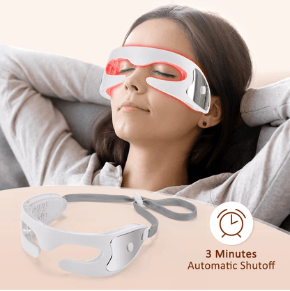 ReviveGlow Vibration Eye Massager with LED Light Therapy