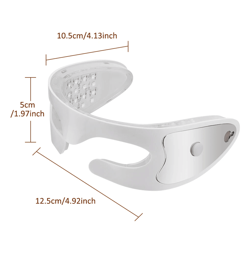 ReviveGlow Vibration Eye Massager with LED Light Therapy