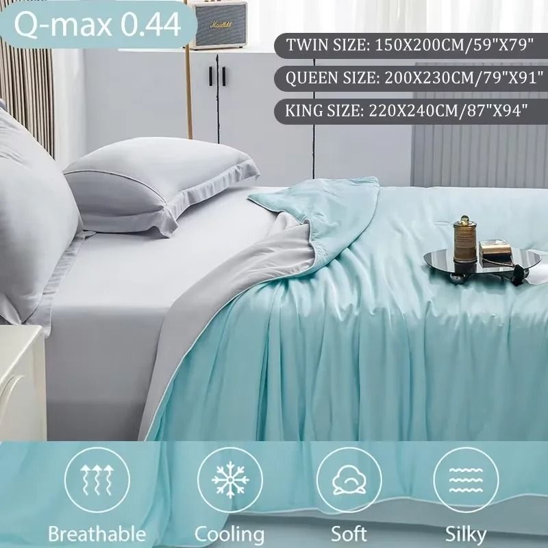 Cooling Blanket for Bed Lightweight Summer Comforter