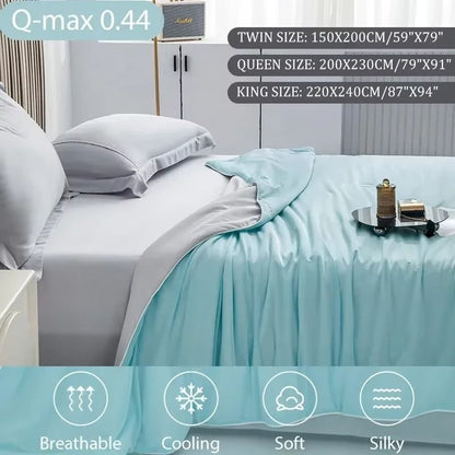 Cooling Blanket for Bed Lightweight Summer Comforter