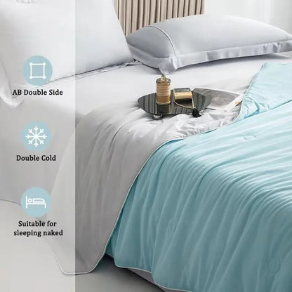 Cooling Blanket for Bed Lightweight Summer Comforter