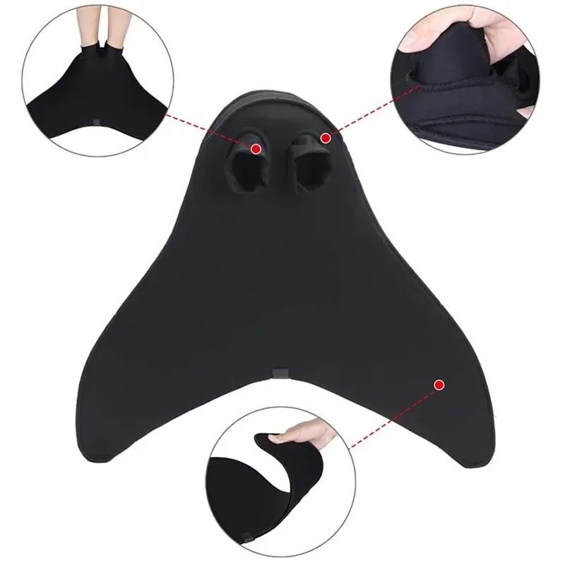 Monofin Style Swim Fin for Kids and Adults