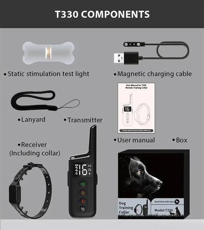 Dog Training Collar with 1000ft Range and 3 Training Modes