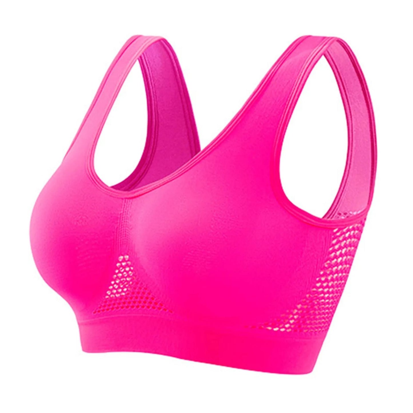 Beautiful Back Shockproof Running Fitness Sports Bra High Strength Support Yoga Top