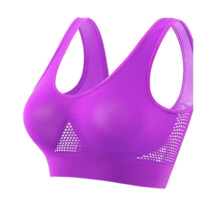 Beautiful Back Shockproof Running Fitness Sports Bra High Strength Support Yoga Top