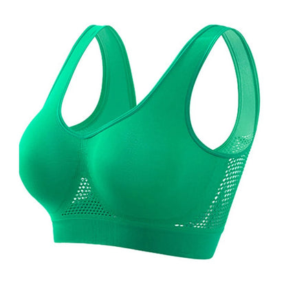 Beautiful Back Shockproof Running Fitness Sports Bra High Strength Support Yoga Top