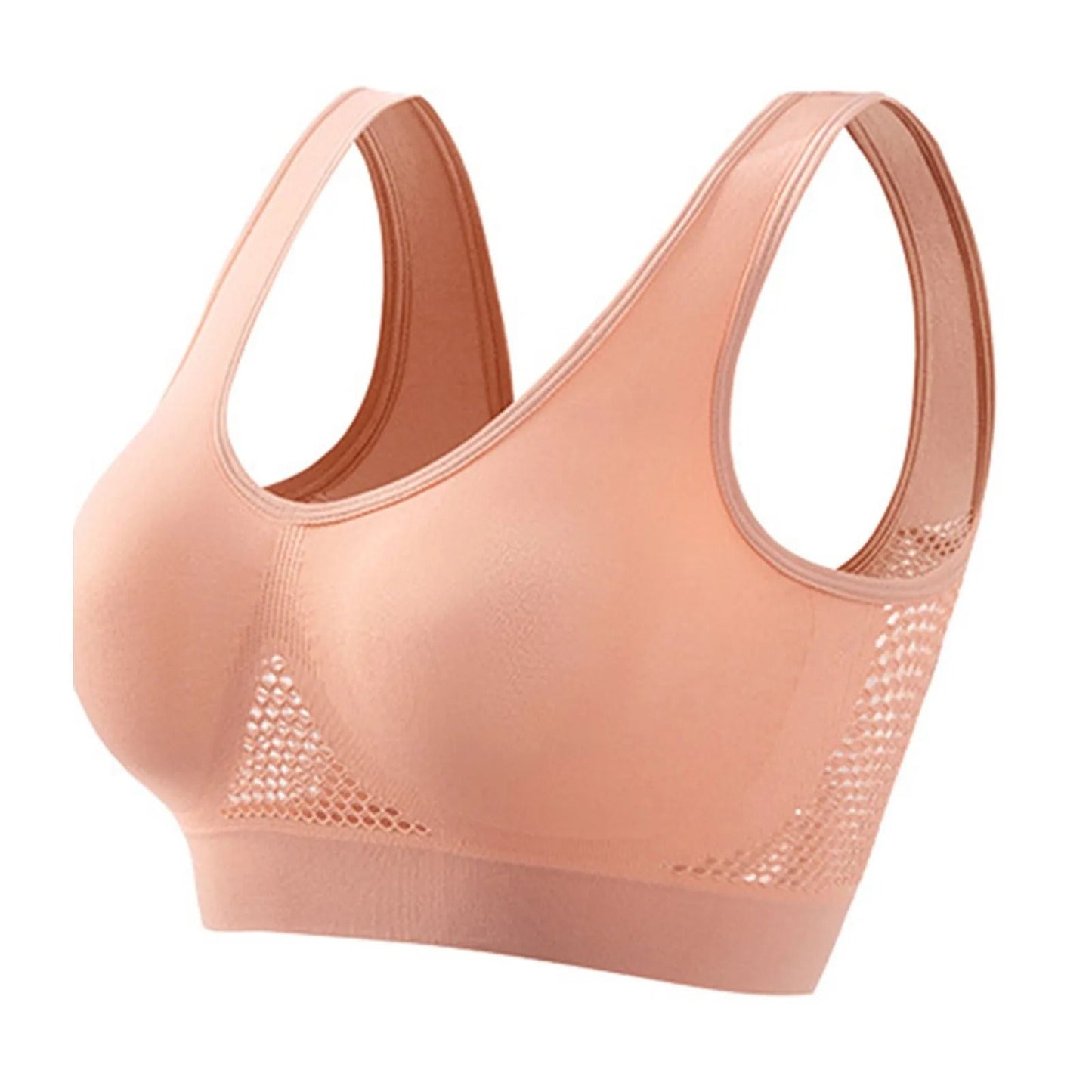 Beautiful Back Shockproof Running Fitness Sports Bra High Strength Support Yoga Top