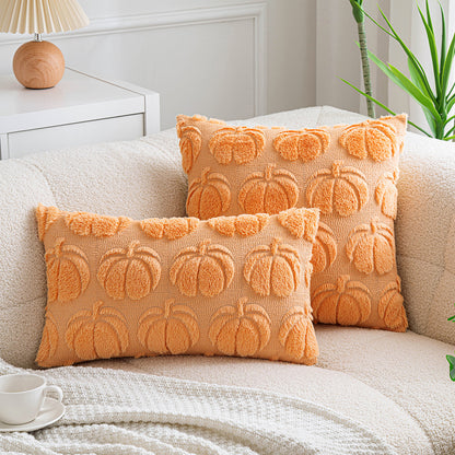 Embroidered Plush Pillowcase, Cojines Simple Throw, Headboard Pillow, Cushion Covers, Halloween Party Supplies