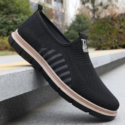 Mens Casual Sneakers Breathable Lightweight Mesh Soft Sole Antibacterial