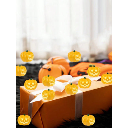 Glowing Resin Pumpkins, Mini Resin Pumpkins, Fall Halloween Decorations, Autumn Party Gifts, Festive Home Accents