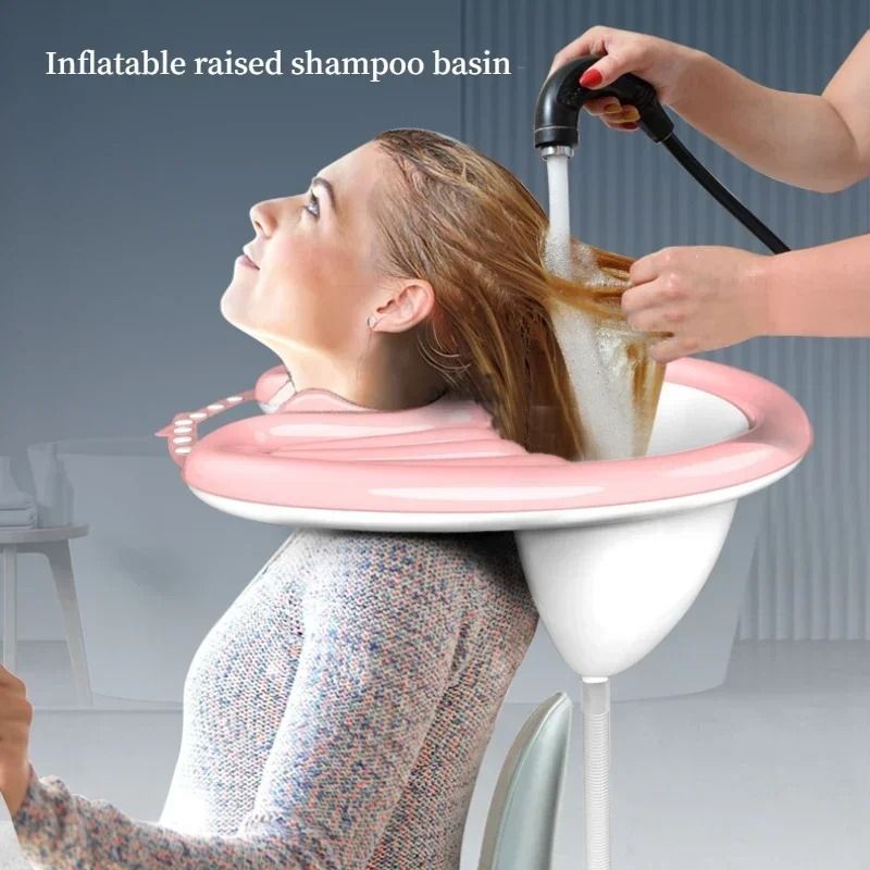 Inflatable Portable Shampoo Basin for Comfort Hair Washing