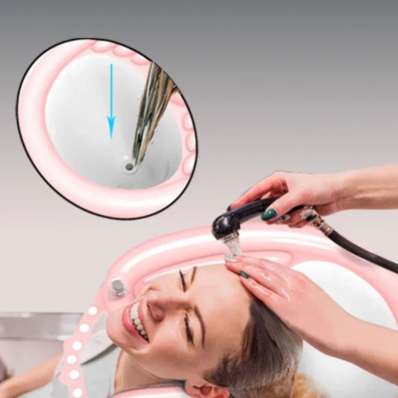 Inflatable Portable Shampoo Basin for Comfort Hair Washing
