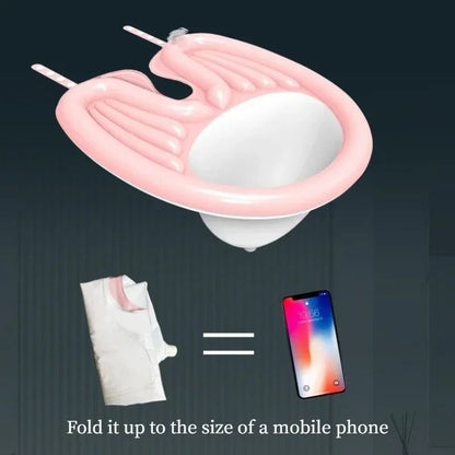 Inflatable Portable Shampoo Basin for Comfort Hair Washing