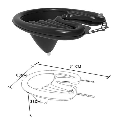 Inflatable Portable Shampoo Basin for Comfort Hair Washing