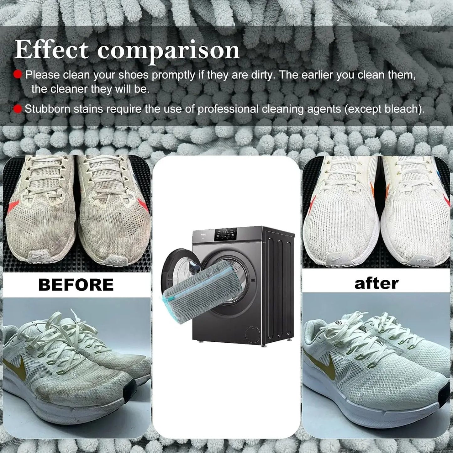 Cotton Laundry Net for Shoes and Delicates