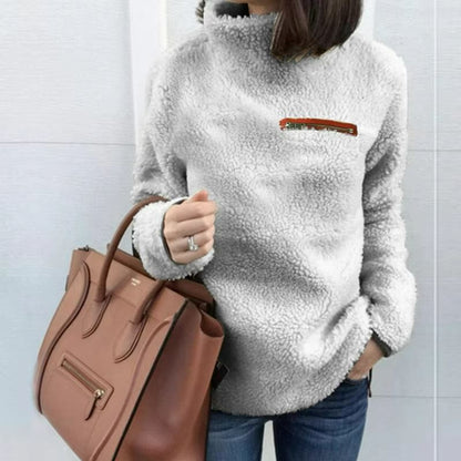 CozyZip Super-Soft Turtleneck Pullover – Women's Winter Zipper Sweater