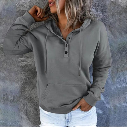Everyday Ease Oversized Drawstring Hoodie – Comfy Pocketed Pullover