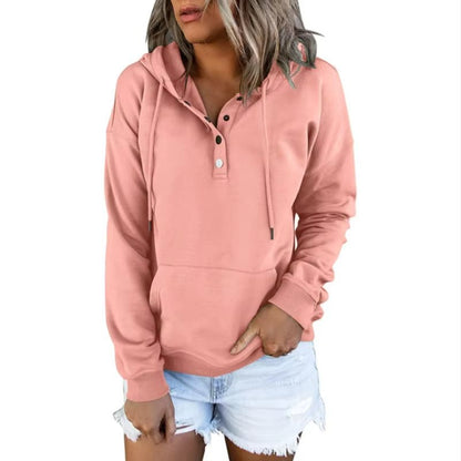 Everyday Ease Oversized Drawstring Hoodie – Comfy Pocketed Pullover