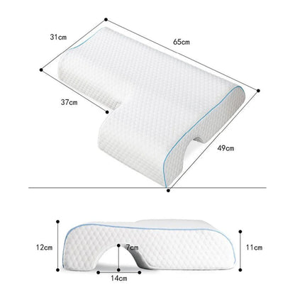 Memory Foam Pillow for Side Sleepers, Anti Pressure Arm Rest Pillow with Slow Rebound for Ultimate Comfort