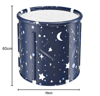 Foldable PVC Bath Bucket for Hot Bath Ice Therapy and Relaxation