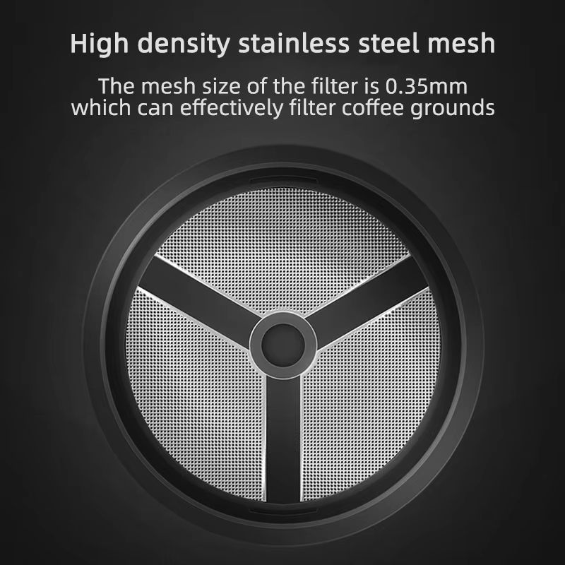 TIMEMORE French Press Coffee Maker – 450ml Heat-Resistant Glass with Stainless Steel Filter for Coffee & Tea