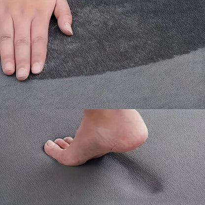 Thick Flannel Absorbent Bathroom Floor Mat