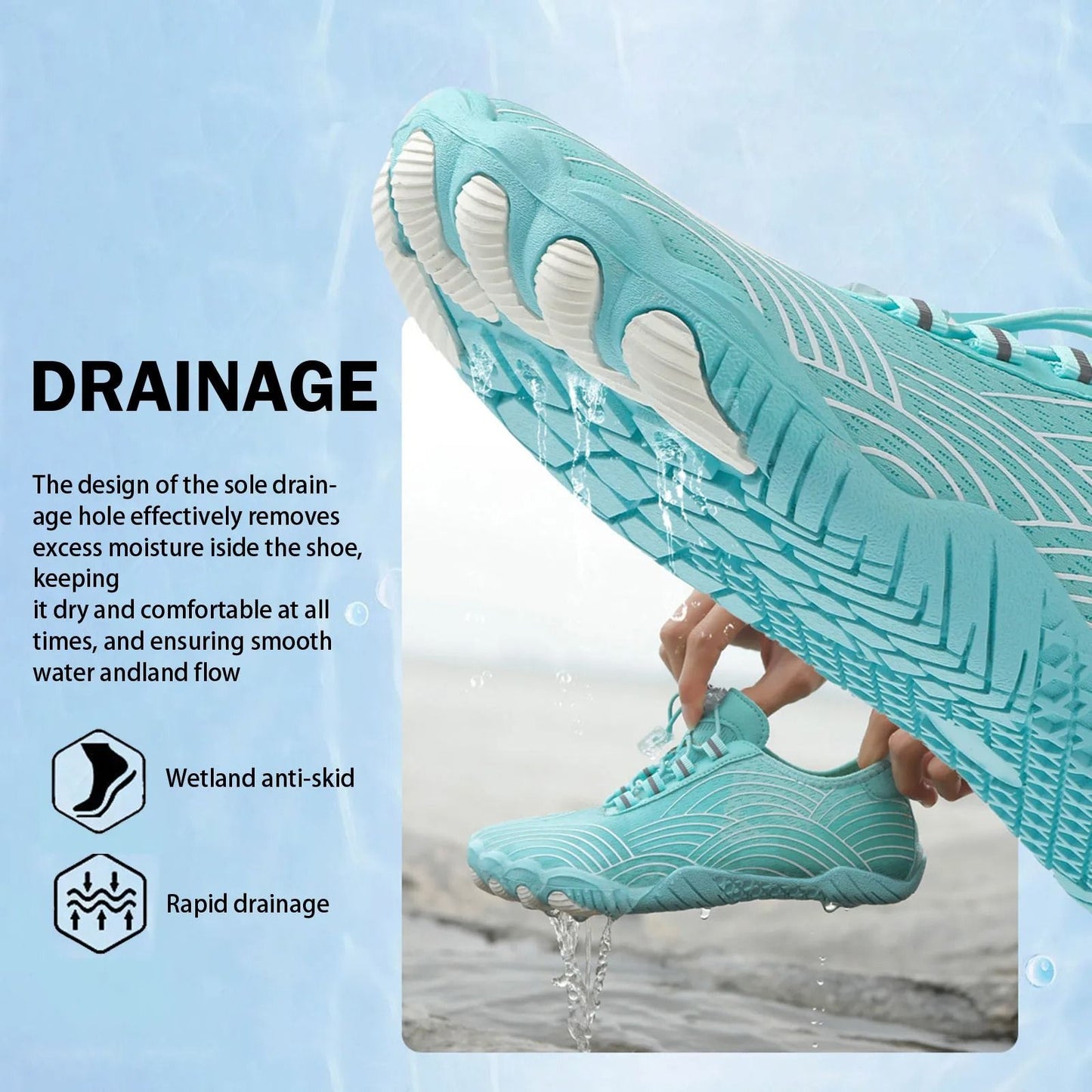 Outdoor Amphibious Non-Slip Water Shoes for Beach Surf Yoga Swimming Hiking
