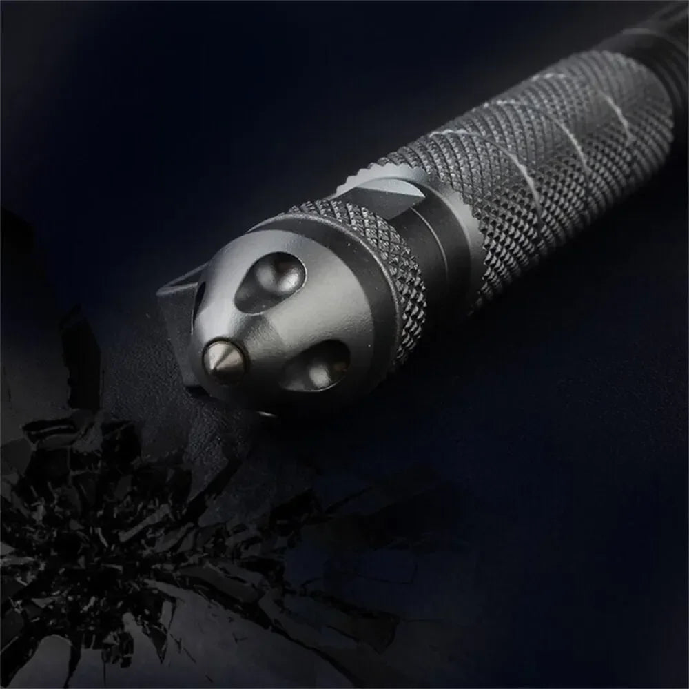 High Quality Self Defense Pen Aluminum Glass Breaker, Multi Functional Tactical Pen, Steel Anti Skid Survival Tool