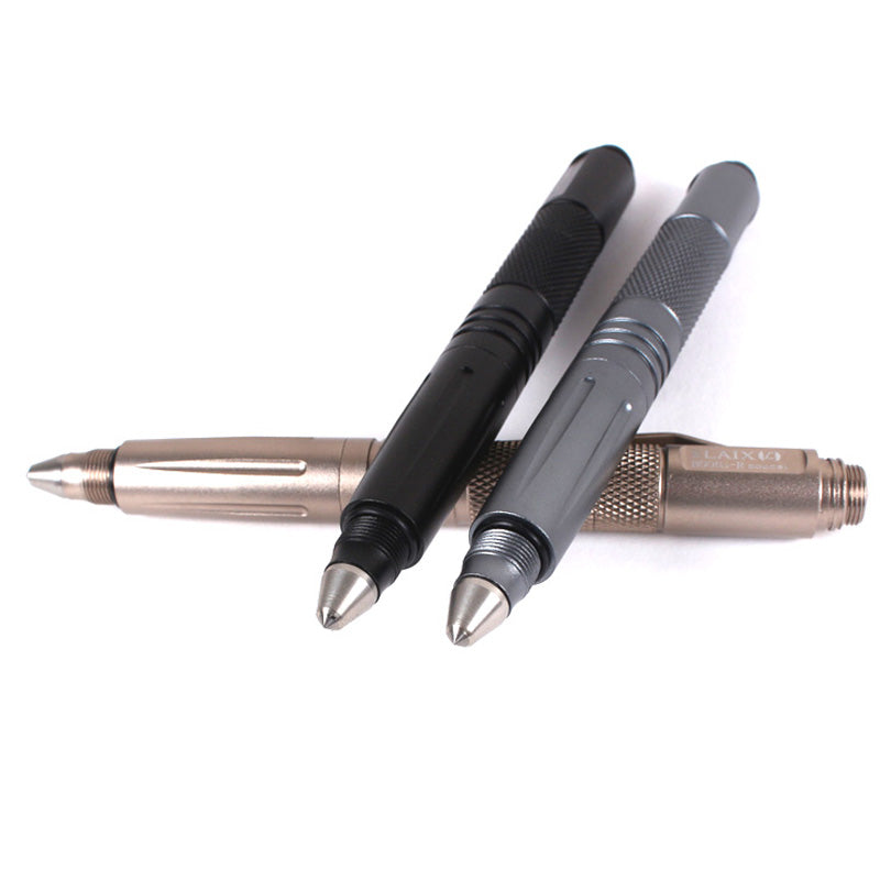 Portable Tactical Pen Self Defense Tool with Flashlight, Bottle Opener, Glass Breaker, Outdoor Emergency EDC Gift Box