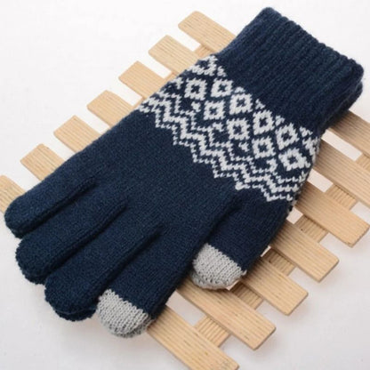 Knitted Touchscreen Winter Gloves for Men and Women
