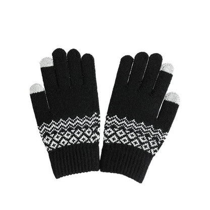Knitted Touchscreen Winter Gloves for Men and Women