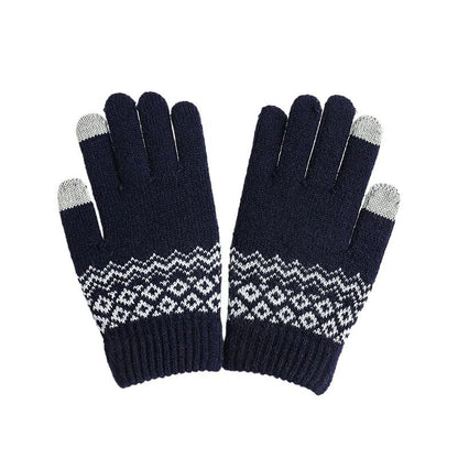 Knitted Touchscreen Winter Gloves for Men and Women