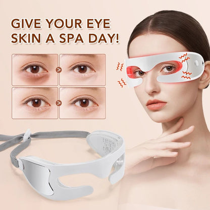 Vibration Eye Massager with LED Light Therapy