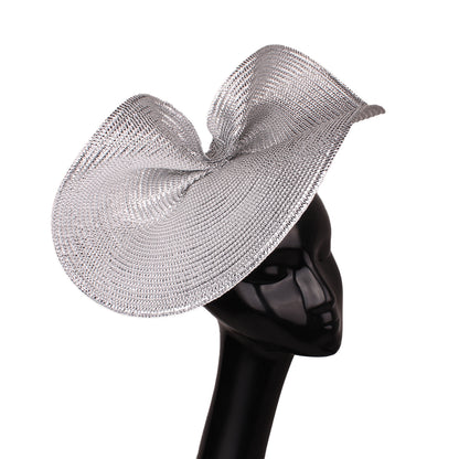 Ladies Glitter Gold Summer Wedding Fascinator Chapeau Hats, Vintage Elegant Headbands, Church CapFedora Bridal Headwear