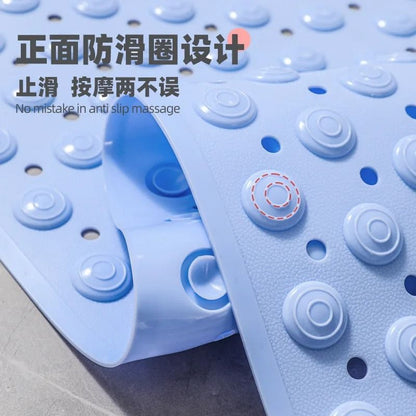 Household Bathroom Non Slip Toilet Floor Mat Anti Drop Bathtub Massage Mat