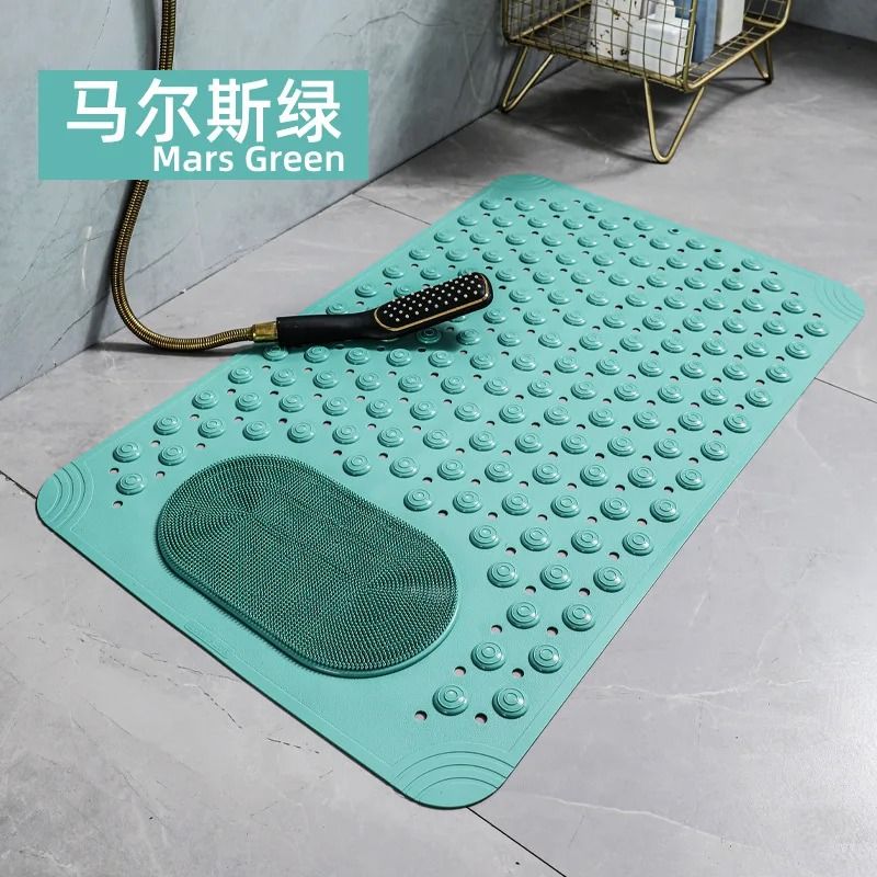 Household Bathroom Non Slip Toilet Floor Mat Anti Drop Bathtub Massage Mat