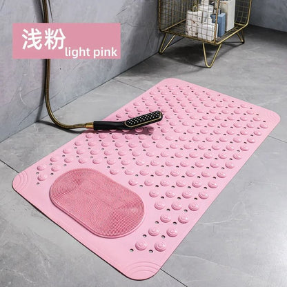 Household Bathroom Non Slip Toilet Floor Mat Anti Drop Bathtub Massage Mat