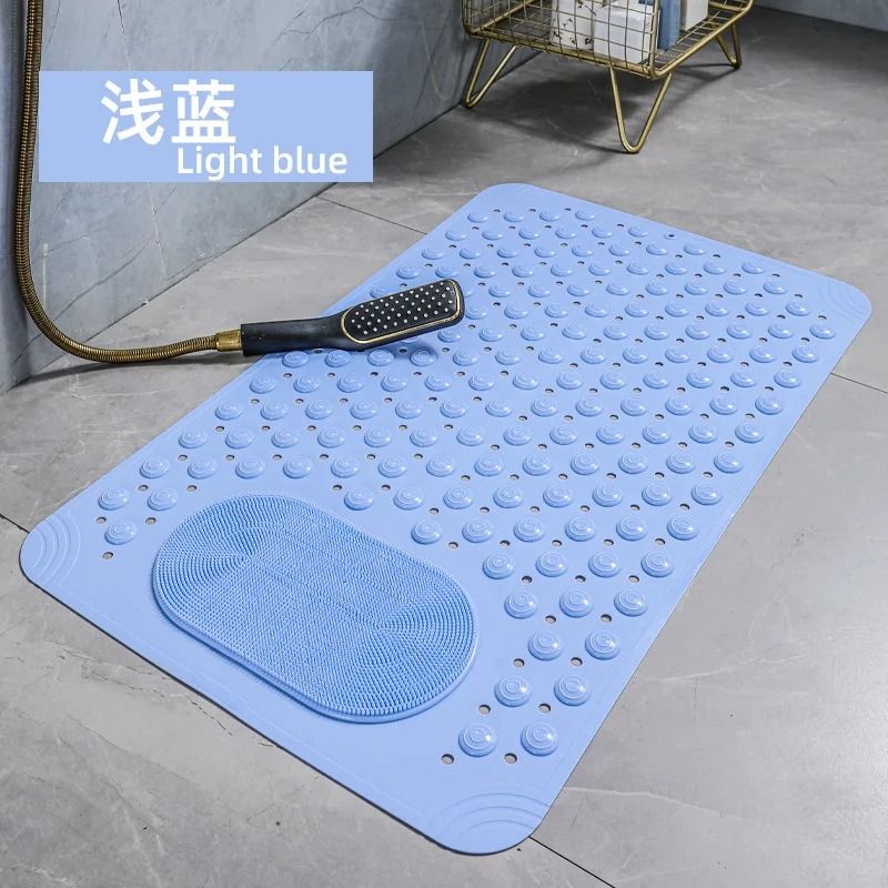 Household Bathroom Non Slip Toilet Floor Mat Anti Drop Bathtub Massage Mat