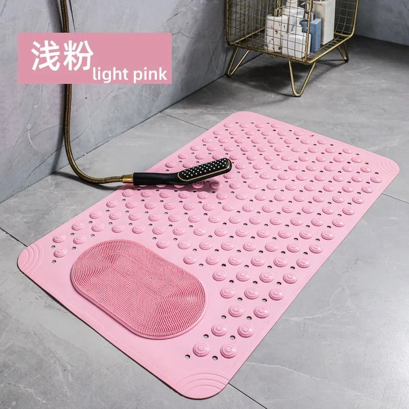 Household Bathroom Non Slip Toilet Floor Mat Anti Drop Bathtub Massage Mat