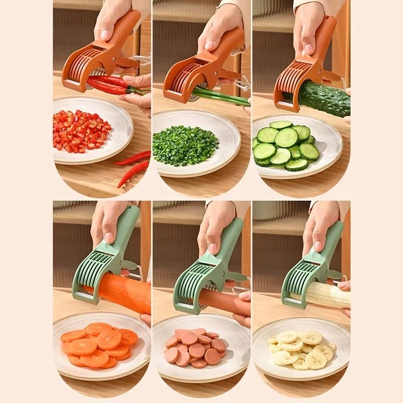 Stainless Steel Vegetable and Fruit Slicer Multi Functional Kitchen Tool