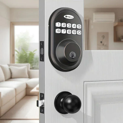 Keyless Entry Deadbolt with Keypad One Touch Lock and Auto Lock