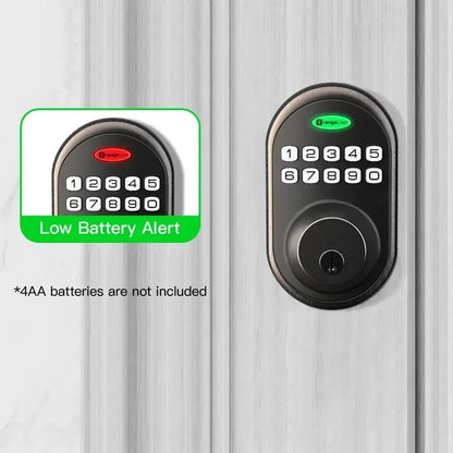 Keyless Entry Deadbolt with Keypad One Touch Lock and Auto Lock
